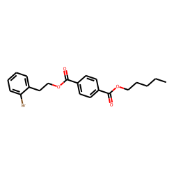 Terephthalic acid, 2-bromophenethyl pentyl ester