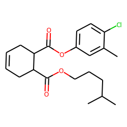 cis-Cyclohex-4-en-1,2-dicarboxylic acid, 4-chloro-3-methylphenyl isohexyl ester