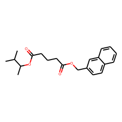 Glutaric acid, 3-methylbut-2-yl (2-naphthyl)methyl ester