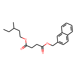 Succinic acid, naphth-2-ylmethyl 3-methylpentyl ester