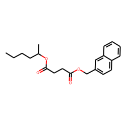 Succinic acid, naphth-2-ylmethyl 2-hexyl ester