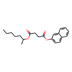 Succinic acid, hept-2-yl 2-naphthyl ester