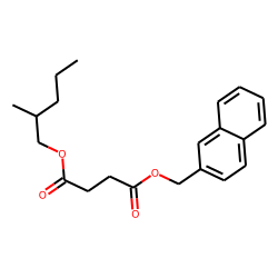 Succinic acid, naphth-2-ylmethyl 2-methylpentyl ester