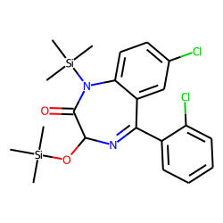 Lorazepam, bis(trimethylsilyl) derivative