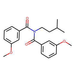 Benzamide, 3-methoxy-N-(3-methoxybenzoyl)-N-3-methylbutyl-