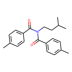 Benzamide, 4-methyl-N-(4-methylbenzoyl)-N-(3-methylbutyl)-