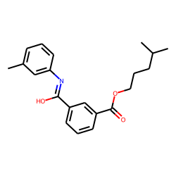 Isophthalic acid, monoamide, N-(3-methylphenyl)-, isohexyl ester