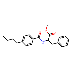 l-Phenylalanine, N-(4-butylbenzoyl)-, methyl ester