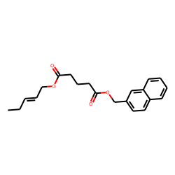Glutaric acid, pent-2-en-1-yl naphth-2-ylmethyl ester