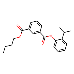 Isophthalic acid, butyl 2-isopropylphenyl ester