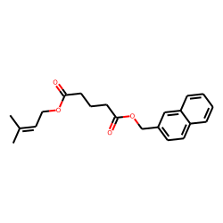 Glutaric acid, 3-methylbut-2-en-1-yl (2-naphthyl)methyl ester