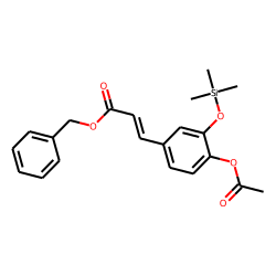 Benzyl (E)-4-acetylcaffeate, TMS