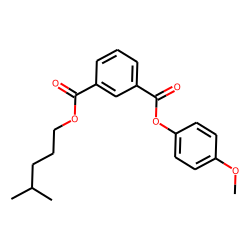 Isophthalic acid, isohexyl 4-methoxyphenyl ester