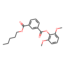 Isophthalic acid, 2,6-dimethoxyphenyl pentyl ester