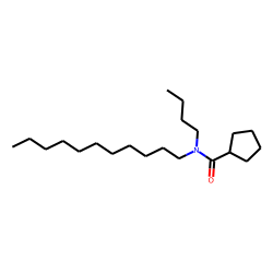 Cyclopentanecarboxamide, N-butyl-N-undecyl-