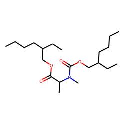 DL-Alanine, N-methyl-N-(2-ethylhexyloxycarbonyl)-, 2-ethylhexyl ester