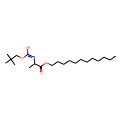 D-Alanine, N-neopentyloxycarbonyl-, dodecyl ester