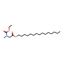 Glycine, N-methyl-N-ethoxycarbonyl-, pentadecyl ester