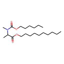 DL-Alanine, N-methyl-N-hexyloxycarbonyl-, decyl ester