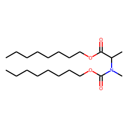 DL-Alanine, N-methyl-N-octyloxycarbonyl-, octyl ester