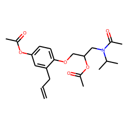 2-Acetoxy-1-(N-acetyl-N-isopropyl)amino-3-(4-acetoxy-2-allylphenoxy)propane