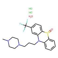 Phenothiazine,10-[3-(4-methyl-1-piperazinyl)propyl]-2-(trifluoromethyl)-, 5-oxide, dihydrochloride, hydrate