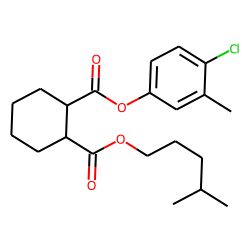 1,2-Cyclohexanedicarboxylic acid, 4-chloro-3-methylphenyl isohexyl ester