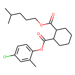 1,2-Cyclohexanedicarboxylic acid, 4-chloro-2-methylphenyl isohexyl ester