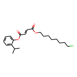 Fumaric acid, 2-isopropylphenyl 8-chlorooctyl ester