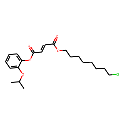 Fumaric acid, 2-isopropoxyphenyl 8-chlorooctyl ester