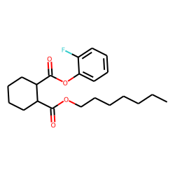 1,2-Cyclohexanedicarboxylic acid, 2-fluorophenyl heptyl ester