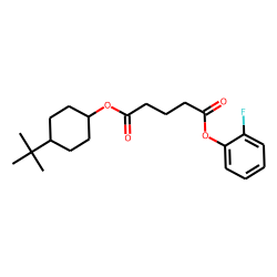 Glutaric acid, 2-fluorophenyl cis-4-tert-butylcyclohexyl ester