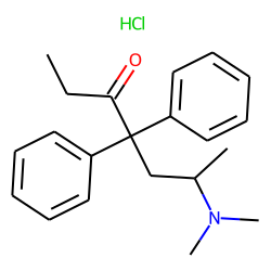 3-Heptanone, dl-6-dimethylamino-4,4-diphenyl-, hydrochloride