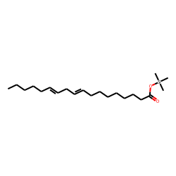 9,12-Octadecadienoic acid (Z,Z)-, trimethylsilyl ester