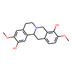 6H-Dibenzo[a,g]quinolizine-2,9-diol, 5,8,13,13a-tetrahydro-3,10-dimethoxy-, (.+/-.)-