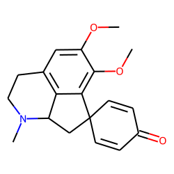 Spiro[2,5-cyclohexadiene-1,7'(1'H)-cyclopent[ij]isoquinolin]-4-one, 2',3',8',8'a-tetrahydro-5',6'-dimethoxy-1'-methyl-, (R)-