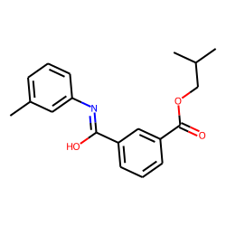 Isophthalic acid, monoamide, N-(3-methylphenyl)-, isobutyl ester