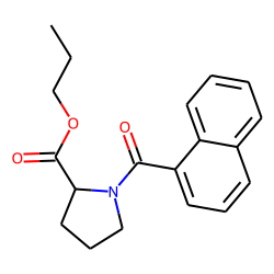 L-Proline, N-(1-naphthoyl)-, propyl ester