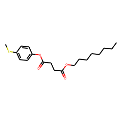 Succinic acid, 4-methylthiophenyl octyl ester