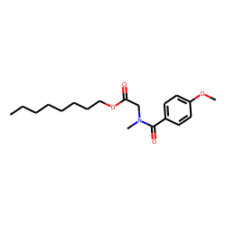 Sarcosine, N-(4-methoxybenzoyl)-, octyl ester
