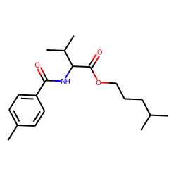 L-Valine, N-(4-methylbenzoyl)-, isohexyl ester