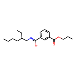 Isophthalic acid, monoamide, N-(2-ethylhexyl)-, propyl ester
