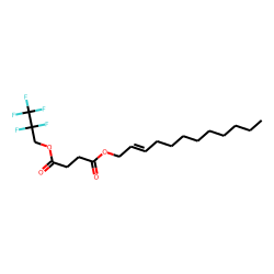 Succinic acid, dodec-2-en-1-yl 2,2,3,3,3-pentafluoropropyl ester