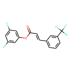 3-Trifluoromethylcinnamic acid, 3,5-difluorophenyl ester
