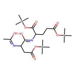 N-Acetylaspartylglutamic acid, tris(trimethylsilyl) ester