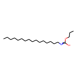 Carbonic acid, monoamide, N-hexadecyl-, propyl ester