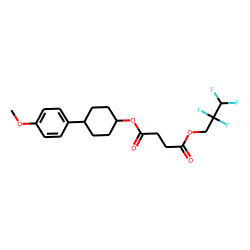 Succinic acid, 2,2,3,3-tetrafluoropropyl 4-(4-methoxyphenyl)cyclohexyl ester