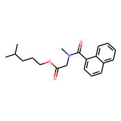 Sarcosine, N-(1-naphthoyl)-, isohexyl ester