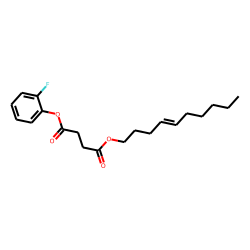 Succinic acid, 2-fluorophenyl dec-4-en-1-yl ester