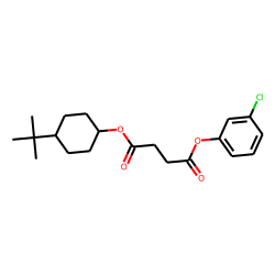 Succinic acid, 3-chlorophenyl trans-4-tert-butylcyclohexyl ester